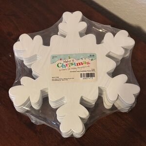 Hobby Lobby Christmas Foam Snowflake - pack of 6